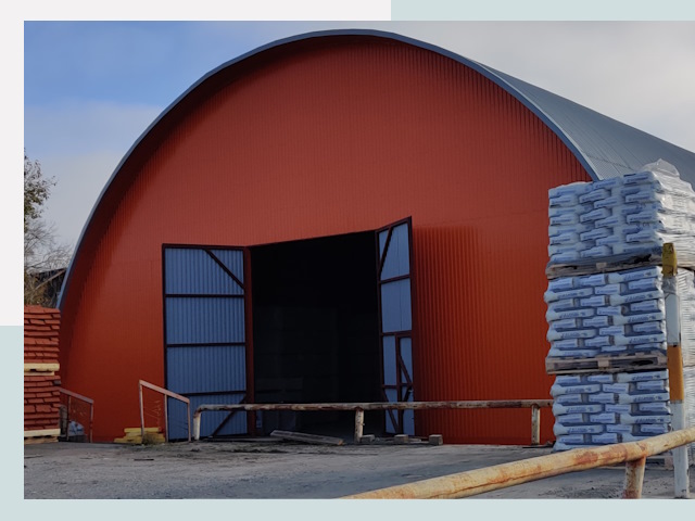 Полукруглые ангары по цене от 612 руб. в Новоуральск