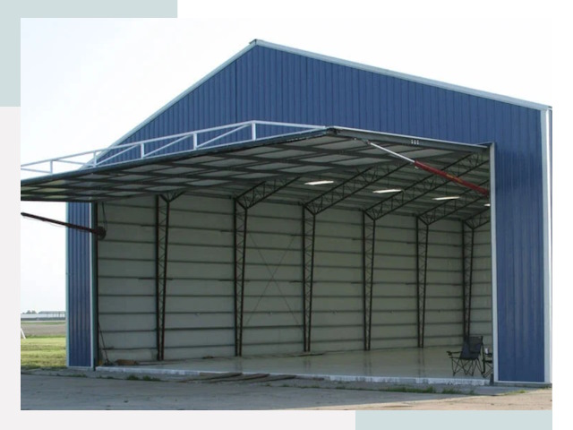 Прямо стенные ангары в Новоуральске