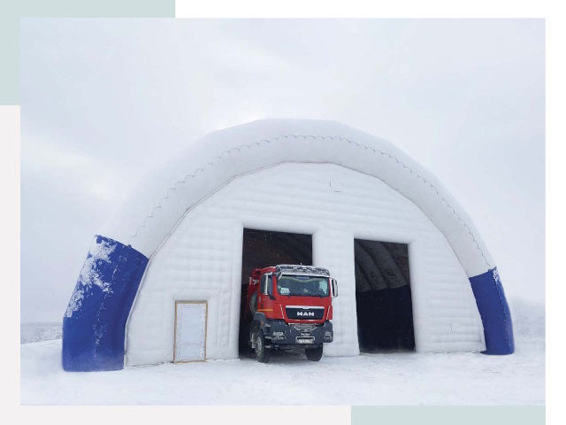 Мобильные ангары в Новоуральске