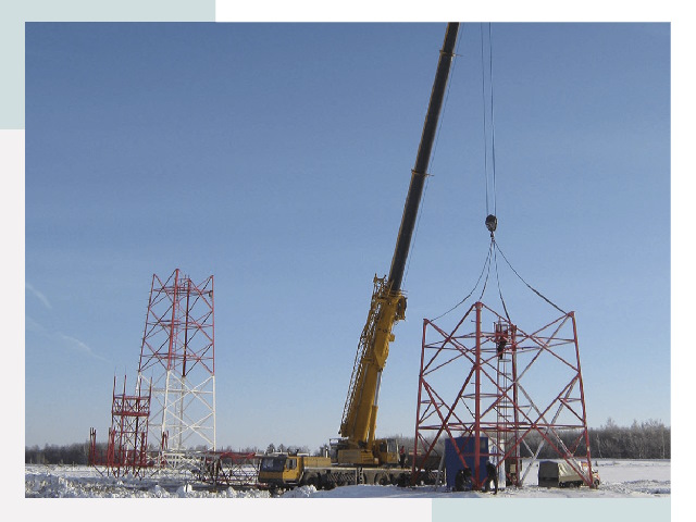 Монтаж вышек связи в Новоуральске